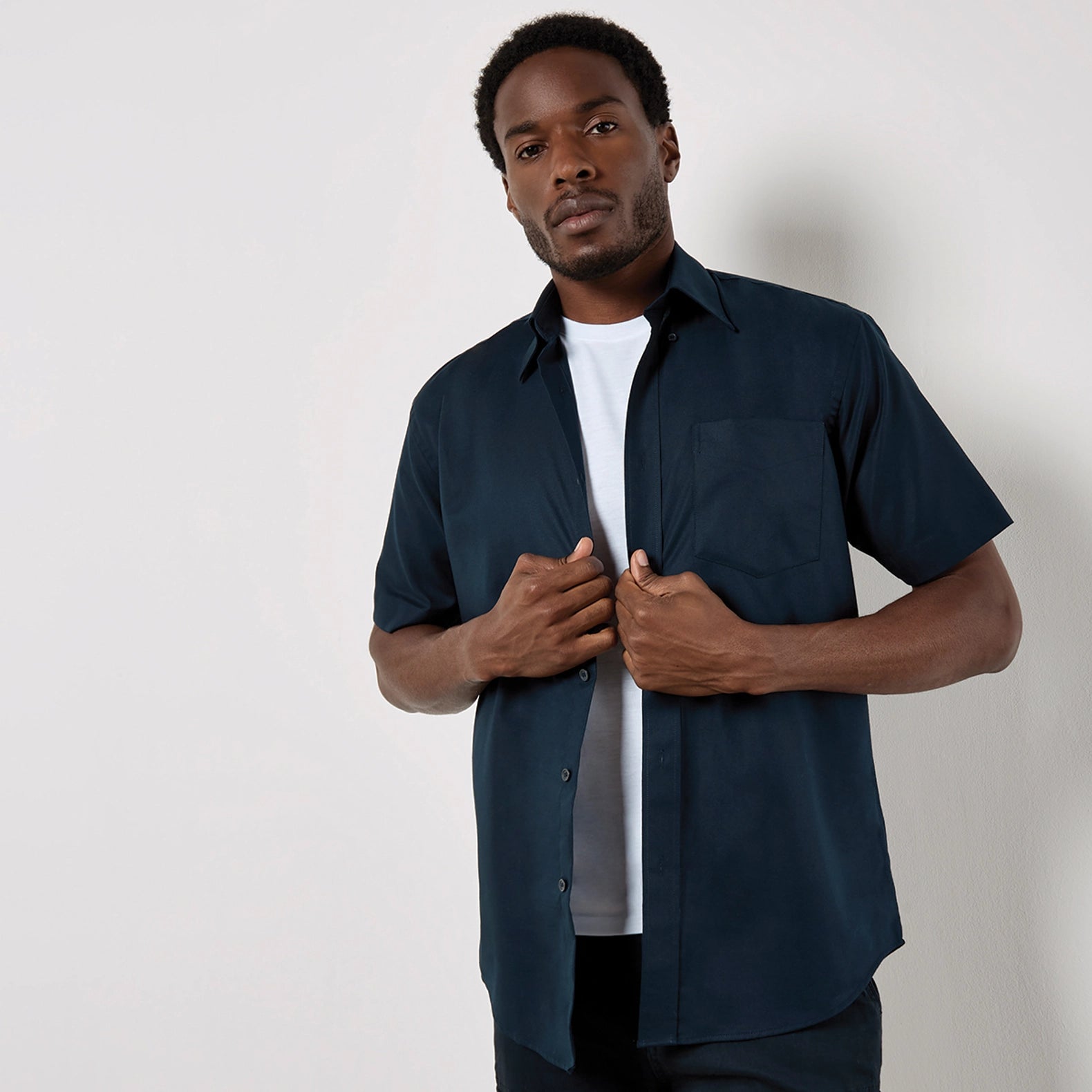 Kustom Kit Workplace Oxford Shirt Short-Sleeved (Classic Fit)