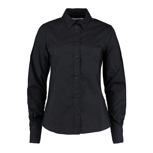 Kustom Kit Women's City Business Blouse Long Sleeve