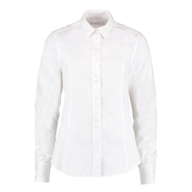 Kustom Kit Women's City Business Blouse Long Sleeve