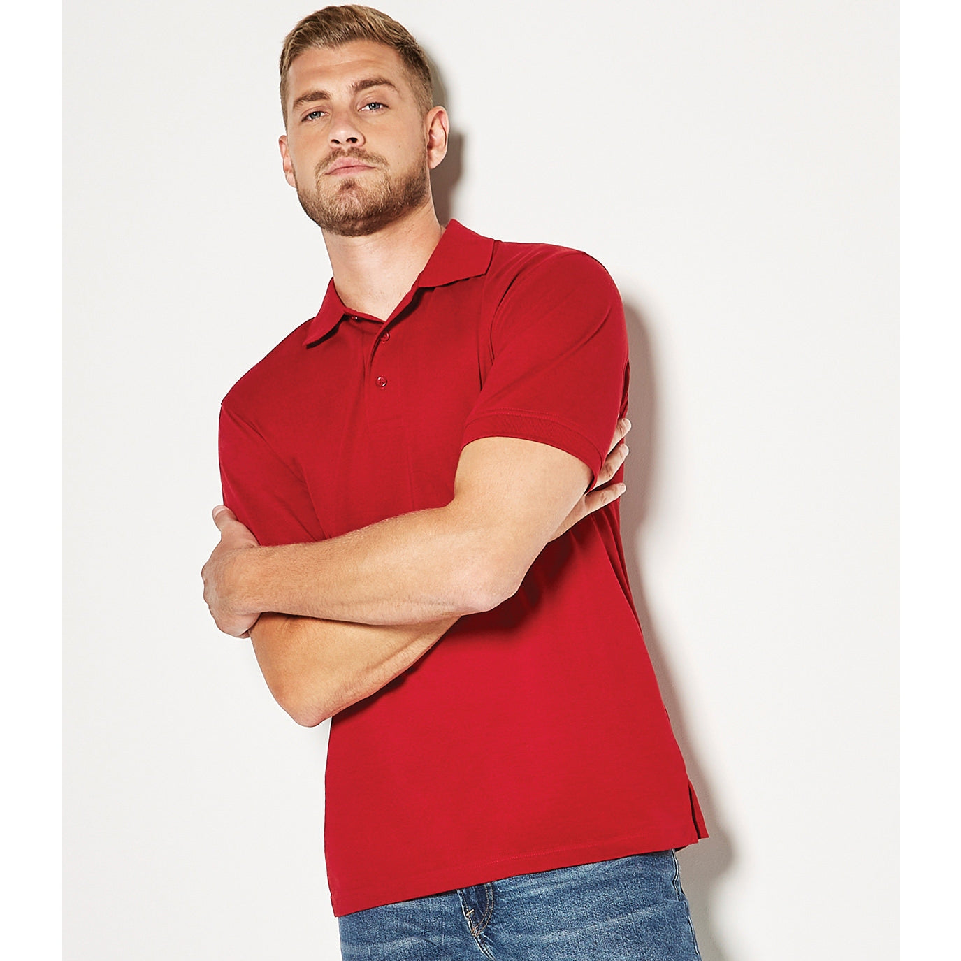 Kustom Kit Klassic Polo With Superwash® 60°C (Classic Fit) - Cardinal Red