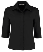 Kustom Kit Contiental ¾ Sleeve Blouse Womens