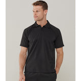 Finden & Hales Piped Performance Polo - Black/Black
