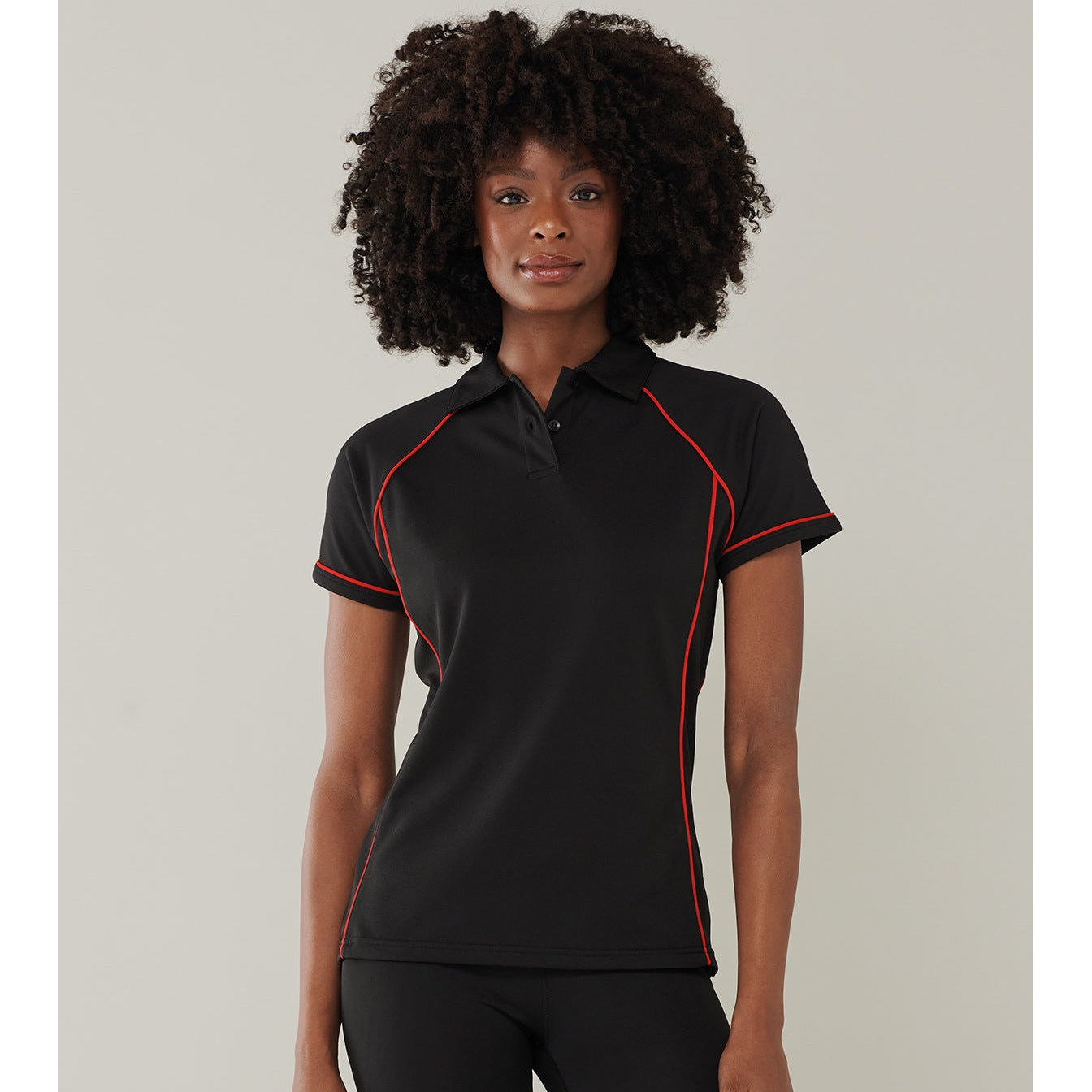 Finden & Hales Women's Piped Performance Polo