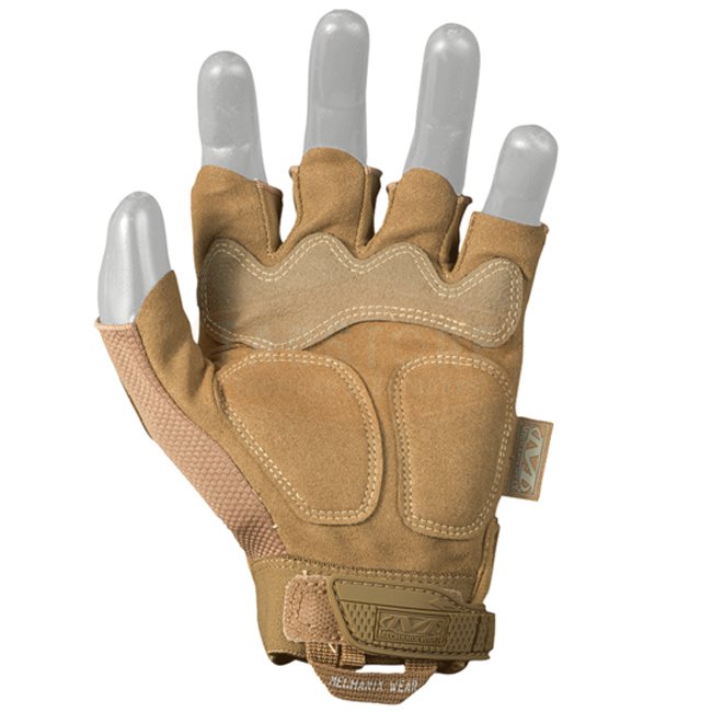 Mechanix Wear M-Pact Fingerless Coyote Tactical Impact Resistant Gloves