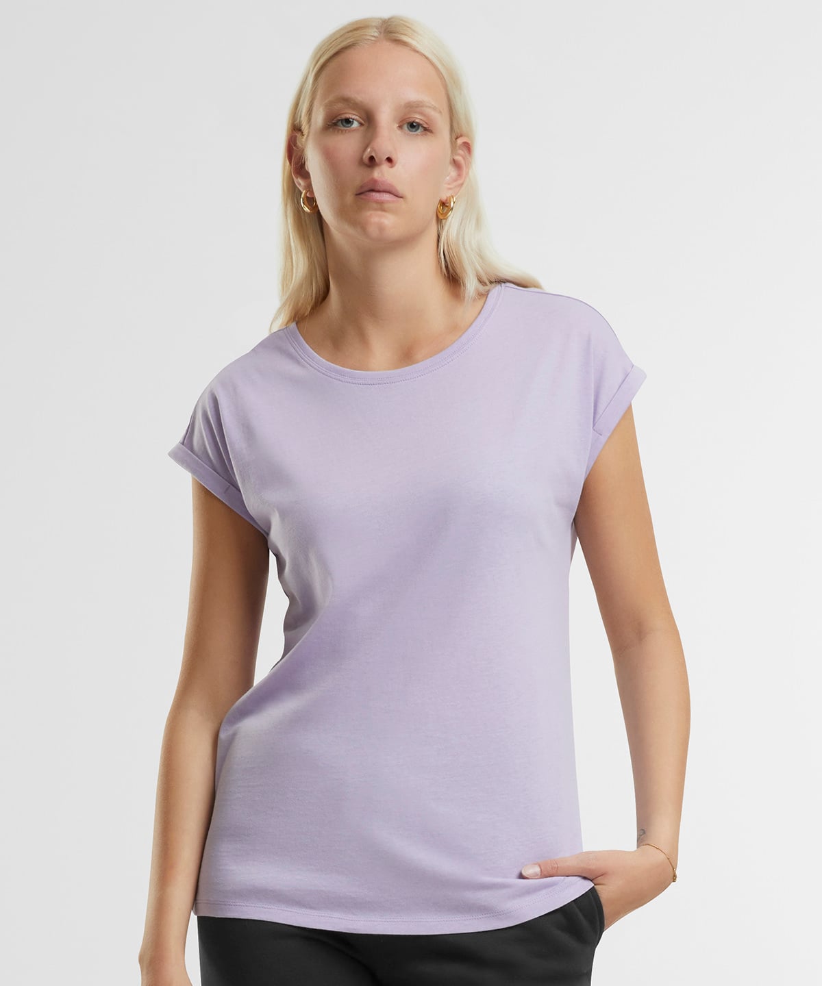 New Morning Studios NM007 Women’s Regular Extended Shoulder Tee