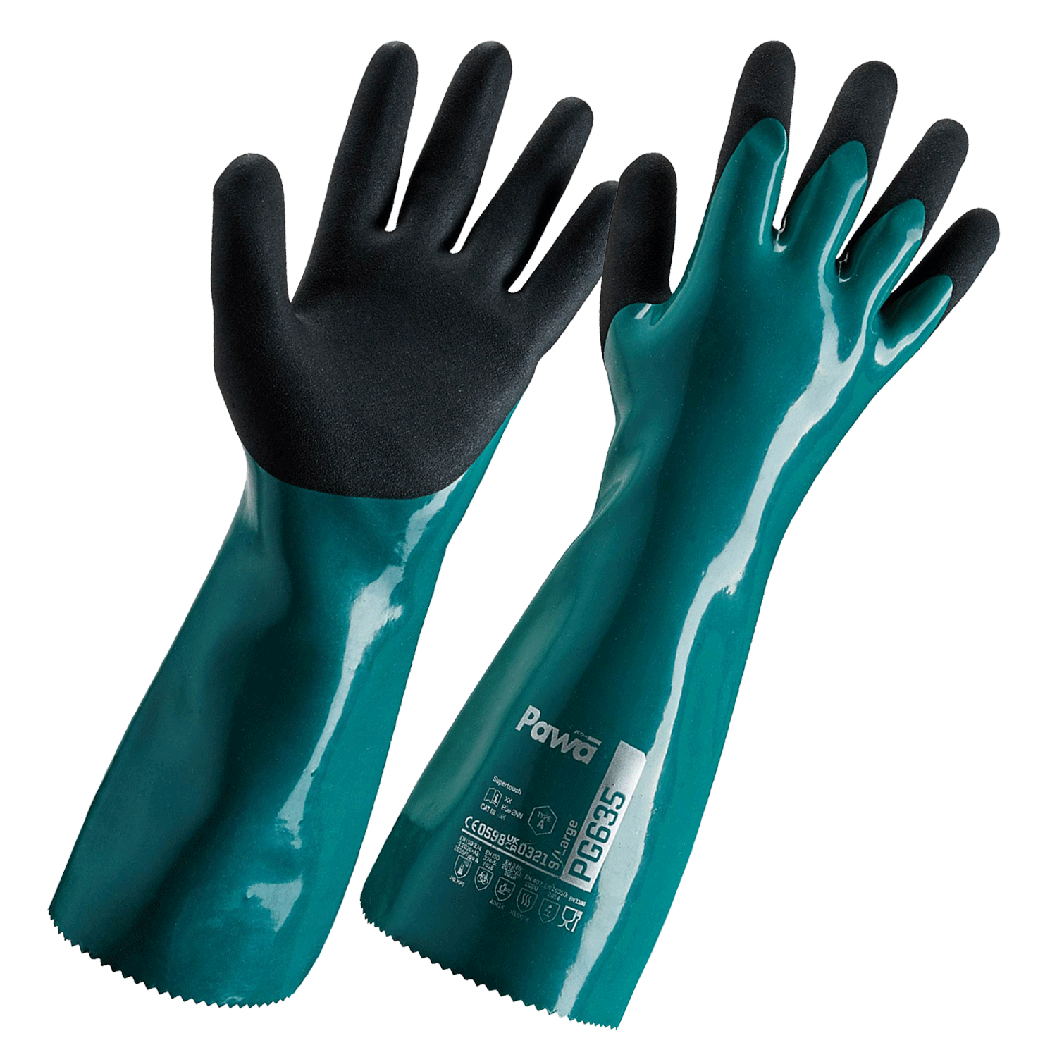 Pawa PG635 Type A Chemical Resistant Heavy-Duty Gauntlet