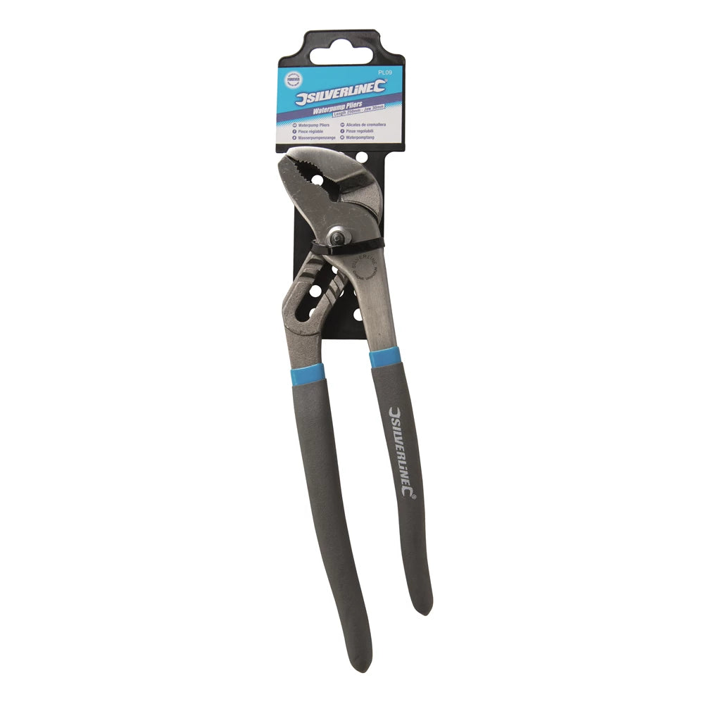 Silverline Waterpump Pliers- Length 250mm/Jaw 30mm