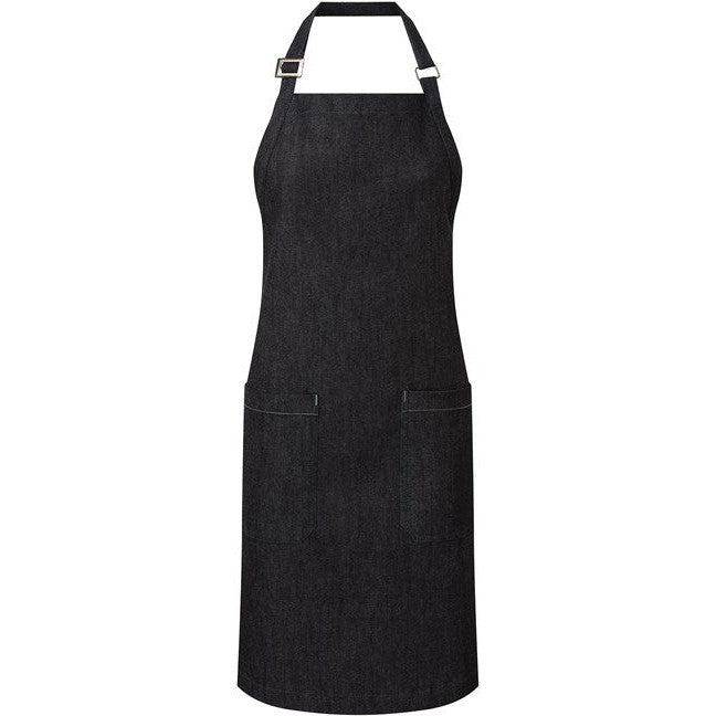 Premier Cotton Denim Bib Apron, Organic And Fairtrade Certified