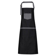 Premier Domain Contrast Denim Bib Apron
