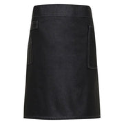 Premier Division Waxed-Look Denim Waist Apron
