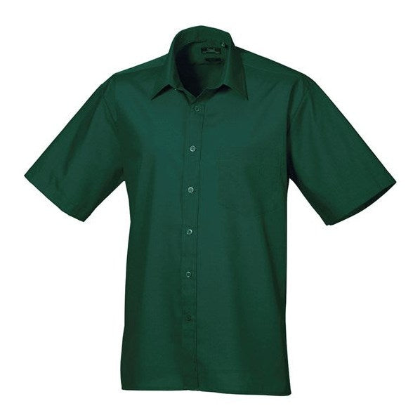 Premier Short Sleeve Poplin Shirt - Bottle