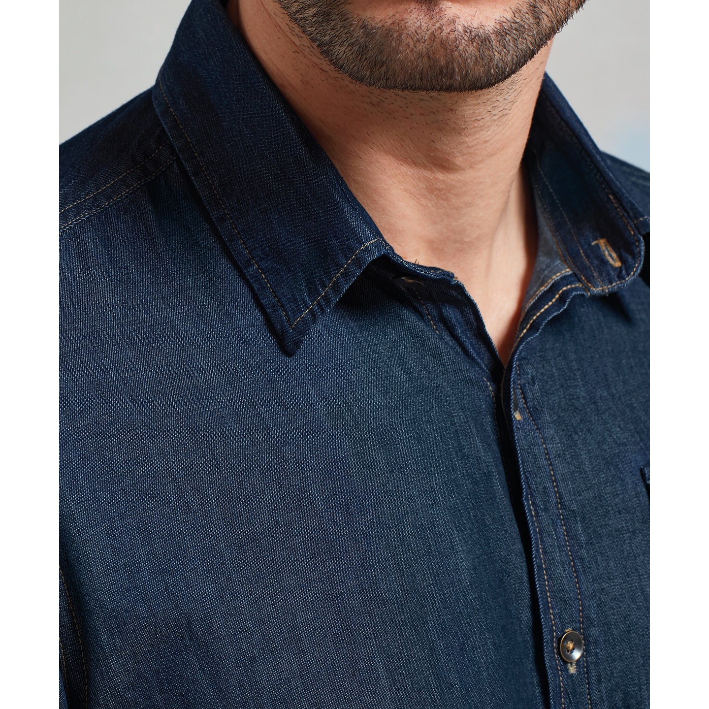 Premier Jeans Stitch Denim Shirt