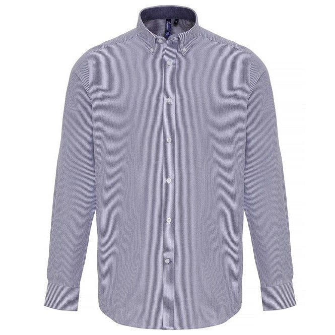 Premier Cotton-Rich Oxford Stripes Shirt