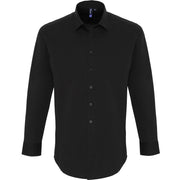 Premier Stretch Fit Cotton Poplin Long Sleeve Shirt
