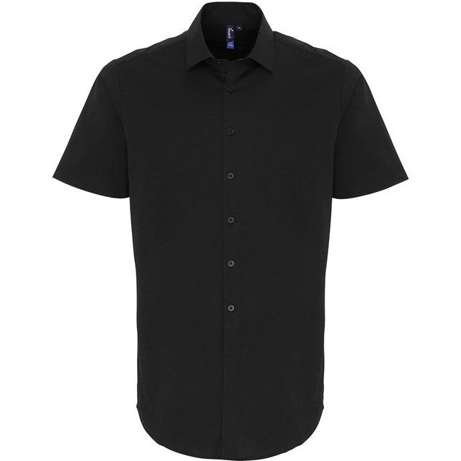 Premier Stretch Fit Cotton Poplin Short Sleeve Shirt