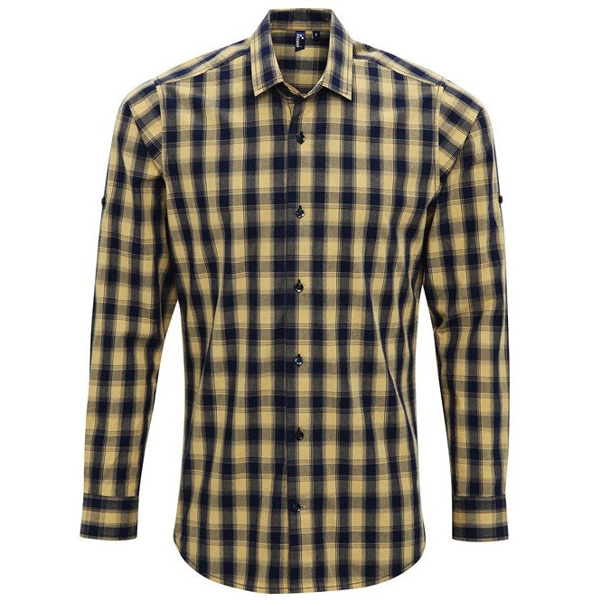 Premier Mulligan Check Cotton Long Sleeve Shirt