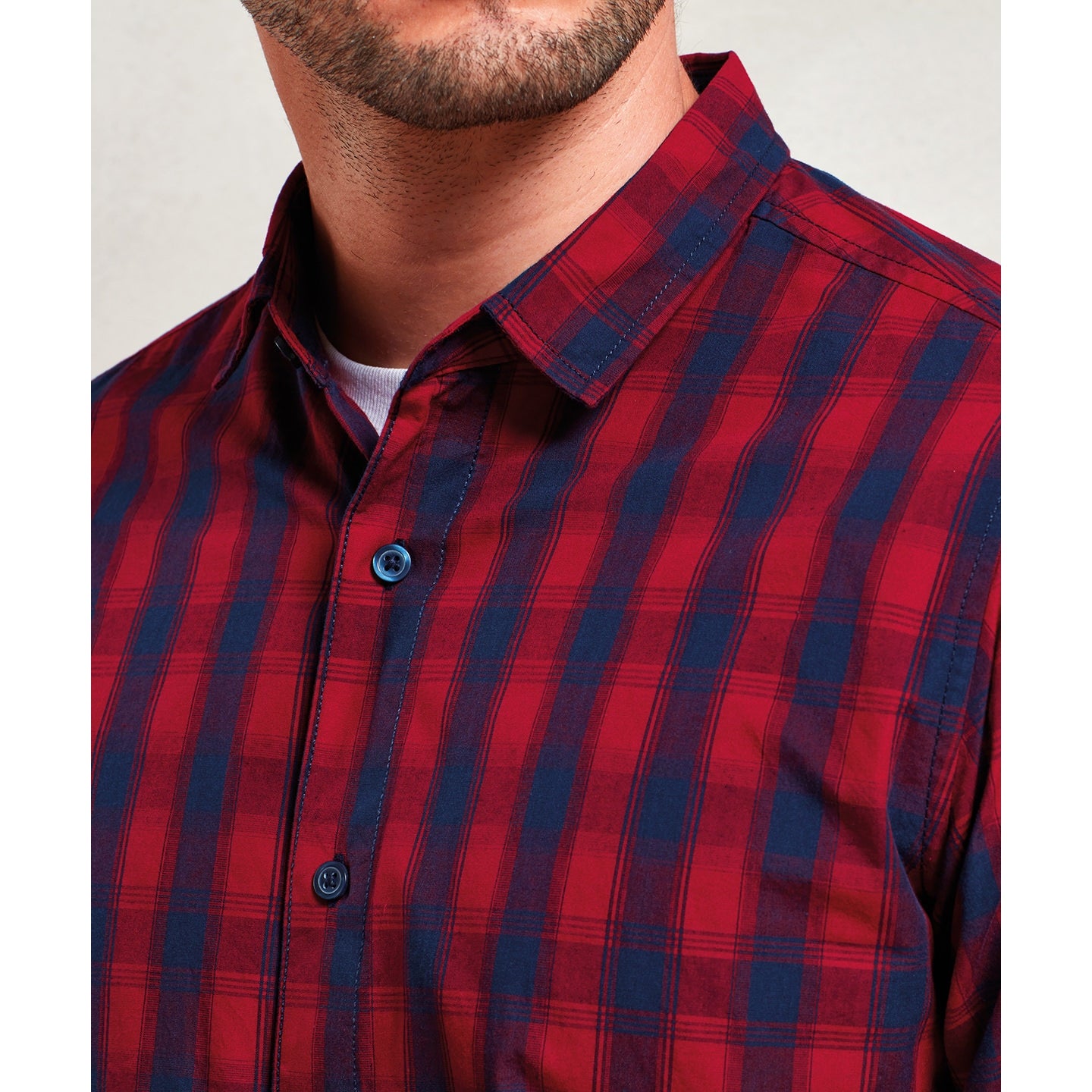 Premier Mulligan Check Cotton Long Sleeve Shirt