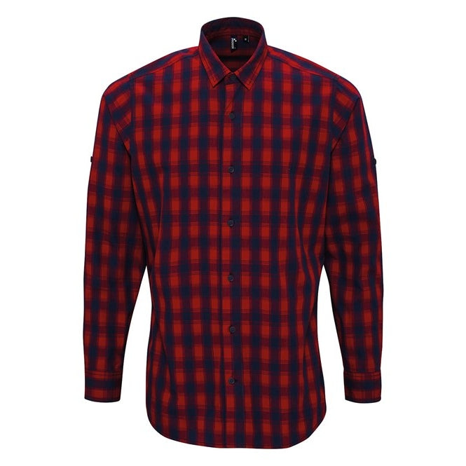Premier Mulligan Check Cotton Long Sleeve Shirt