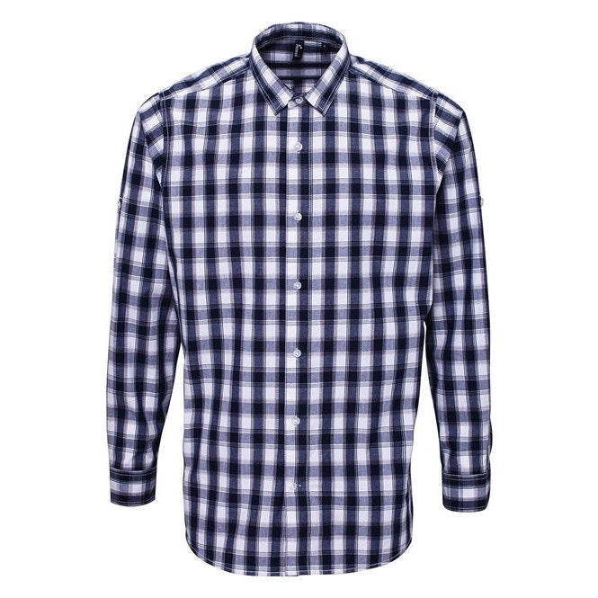 Premier Mulligan Check Cotton Long Sleeve Shirt