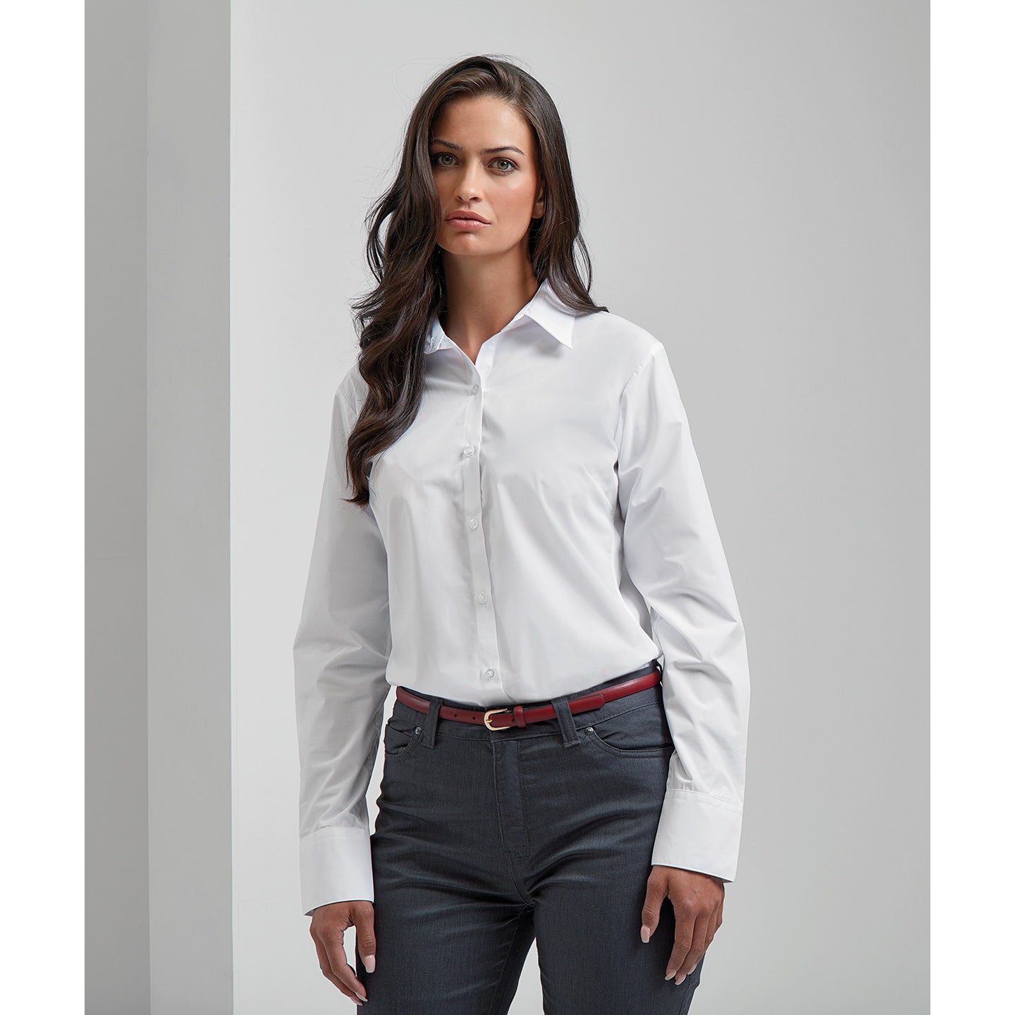 Premier Women's Supreme Poplin Long Sleeve Shirt