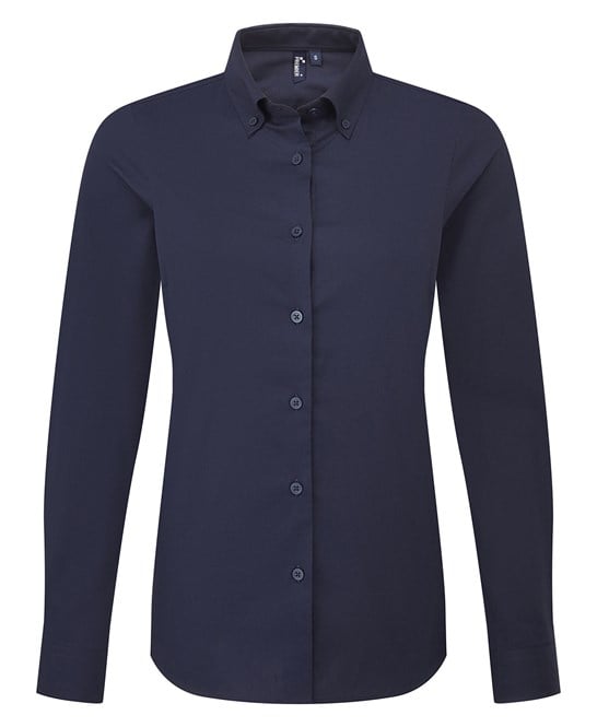 Premier PR384 Women’s ‘supreme’ Oxford Long Sleeve Shirt