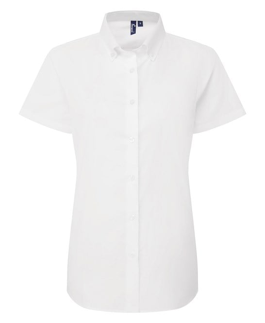 Premier PR386 Women’s ‘supreme’ Oxford Short Sleeve Shirt