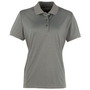 Premier Women's Coolchecker® Piqué Polo - Dark Grey