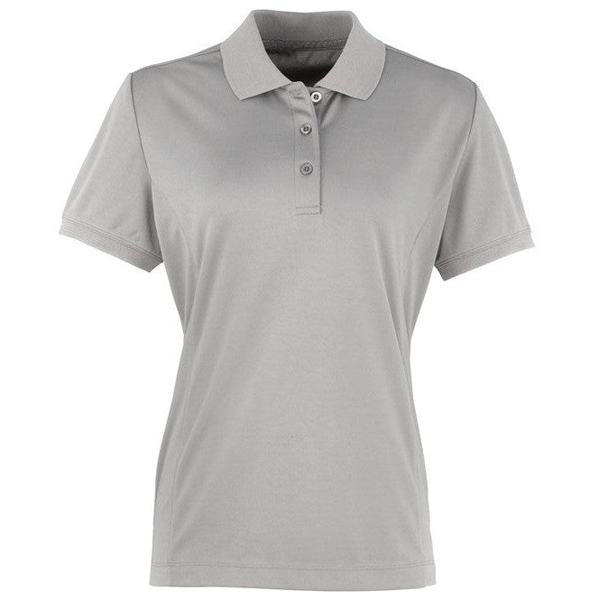 Premier Women's Coolchecker® Piqué Polo - Silver