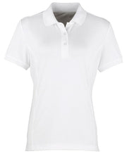 Premier Women's Coolchecker® Piqué Polo - White