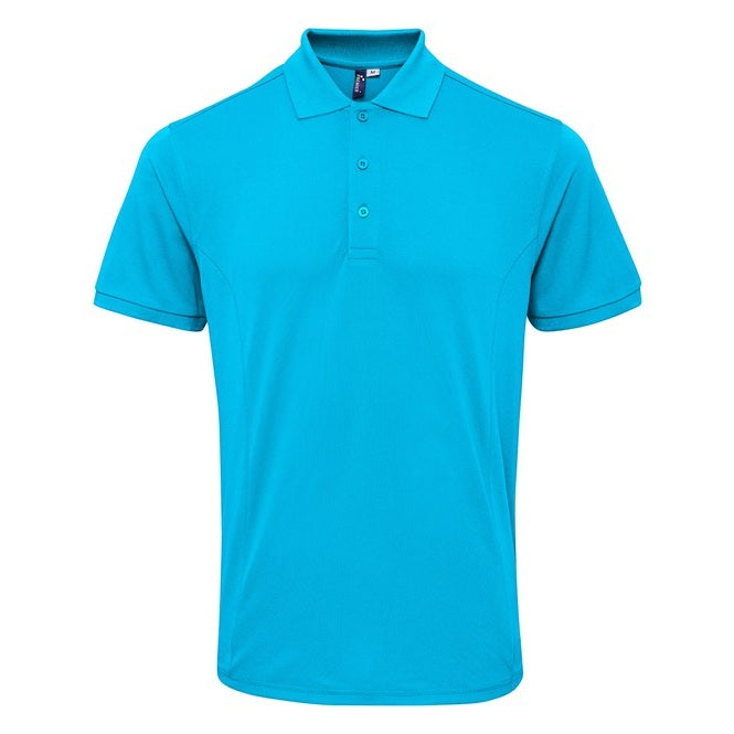 Premier Coolchecker® Plus Piqué Polo - Turquoise