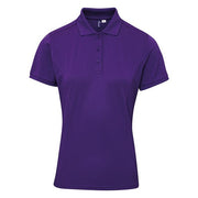 Premier Women's Coolchecker® Plus Piqué Polo - Purple