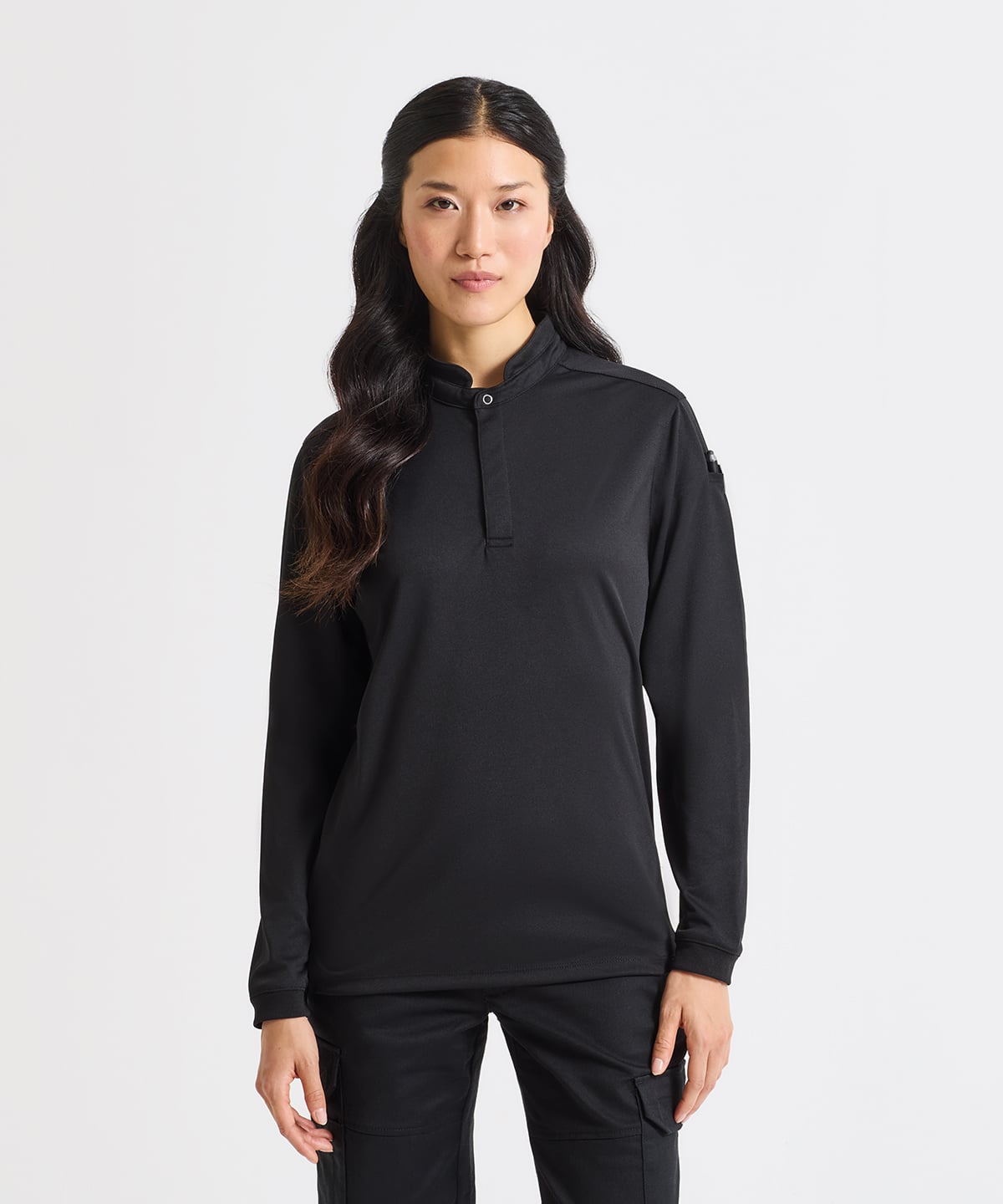 Premier PR647 Essential Coolchecker® Long Sleeve Chef’s Shirt