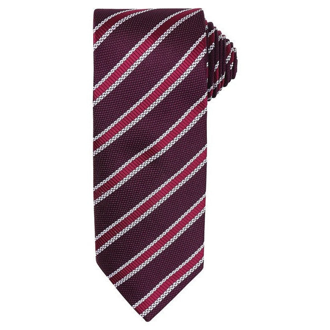 Premier Waffle Stripe Tie