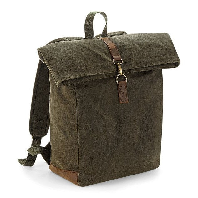 Quadra Heritage Waxed Canvas Backpack
