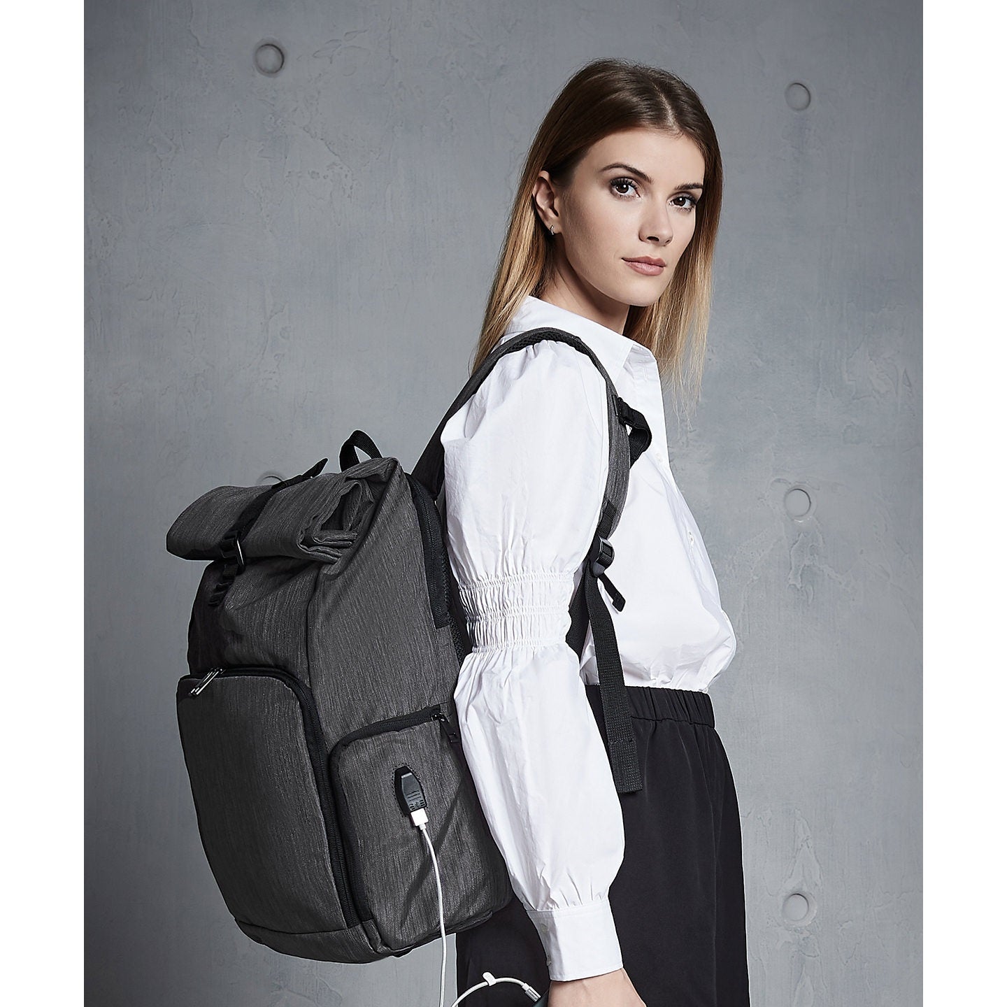 Quadra Q-Tech Charge Roll-Top Backpack