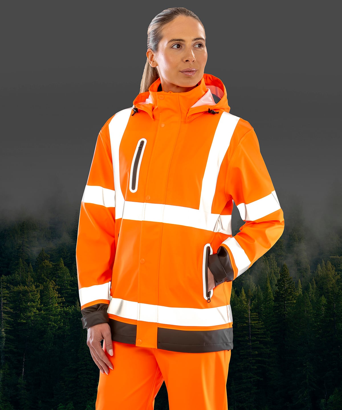 Result Recycled R507X Heavy-Duty Prism Pu Safe And Dry Jacket With Recycled Backing