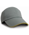 Result Headwear Herringbone Cap With Sandwich Peak