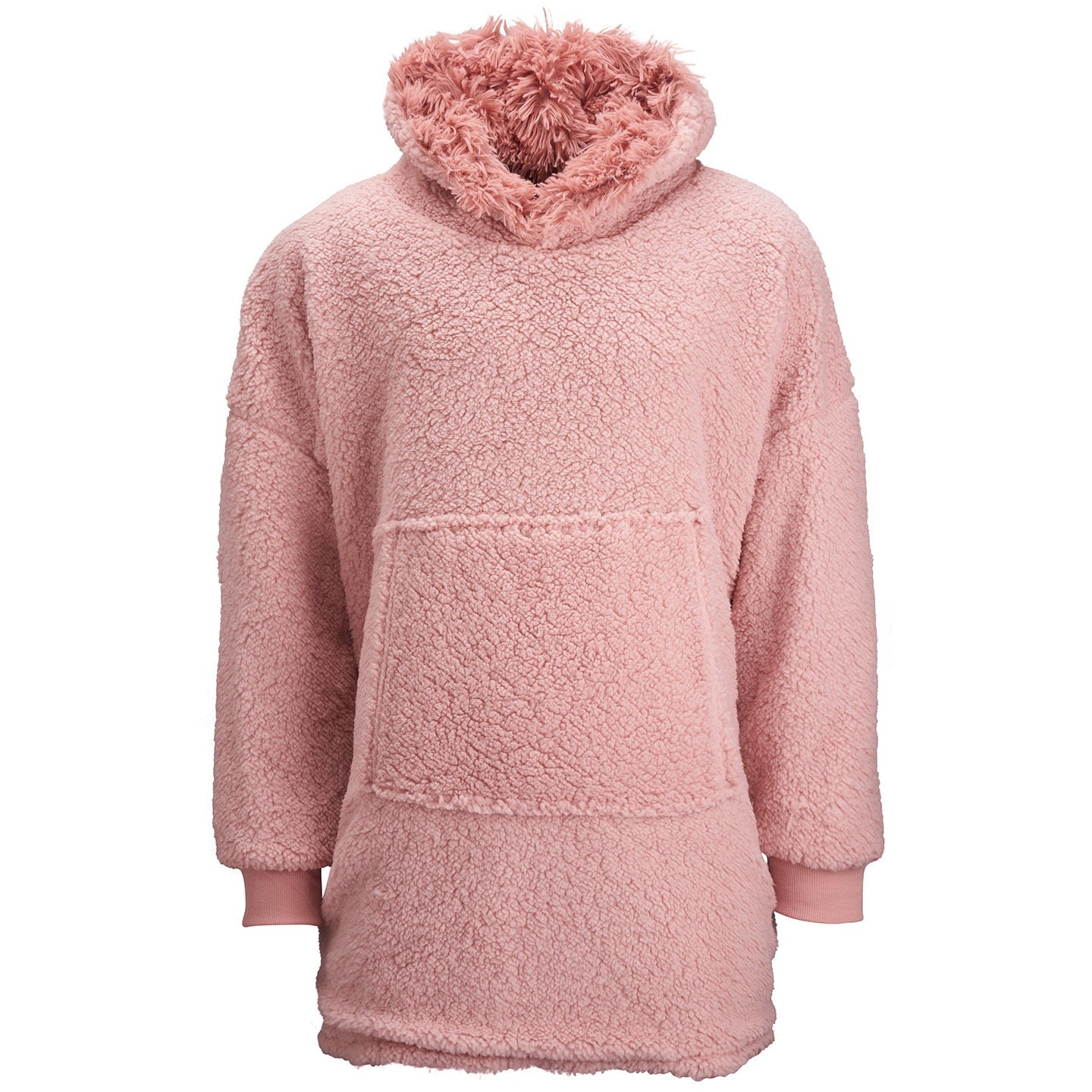 Ribbon The Ribbon Oversized Cosy Reversible Shaggy Sherpa Hoodie