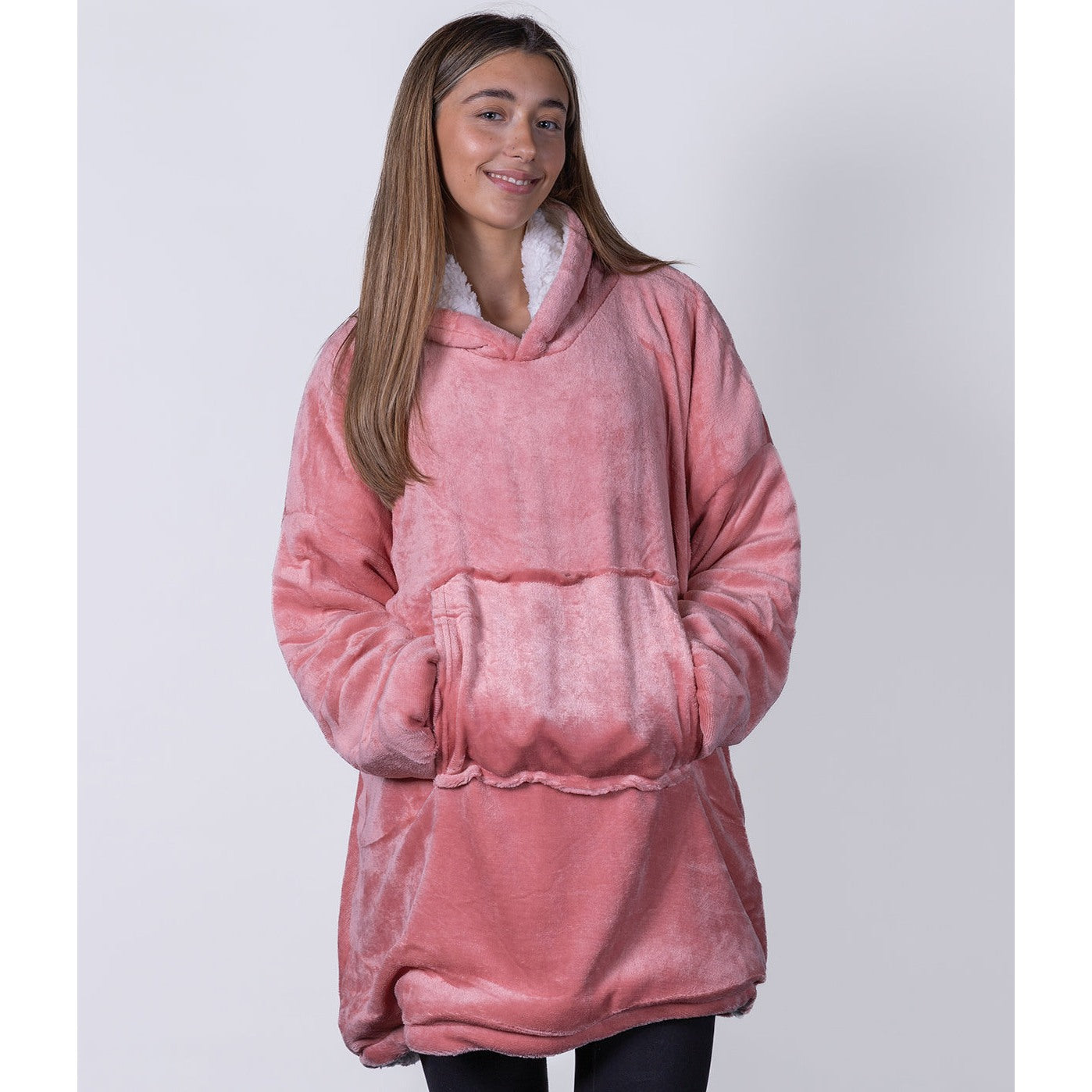 Ribbon The Ribbon Oversized Cosy Reversible Sherpa Hoodie