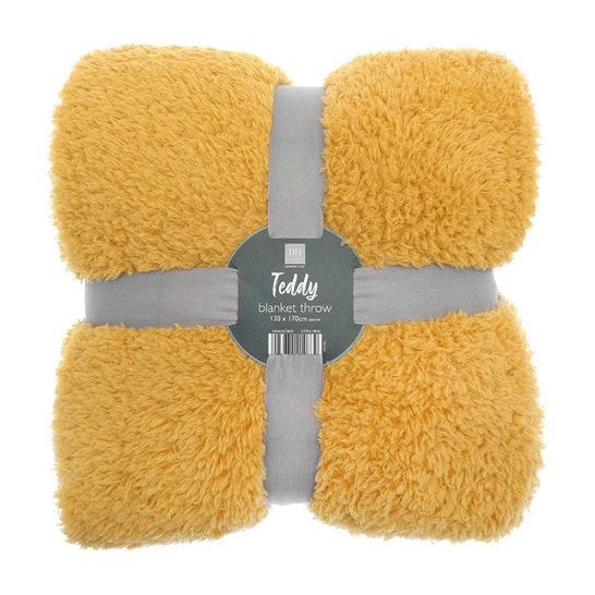 Ribbon The Ribbon Teddy Bear Fabric Throw