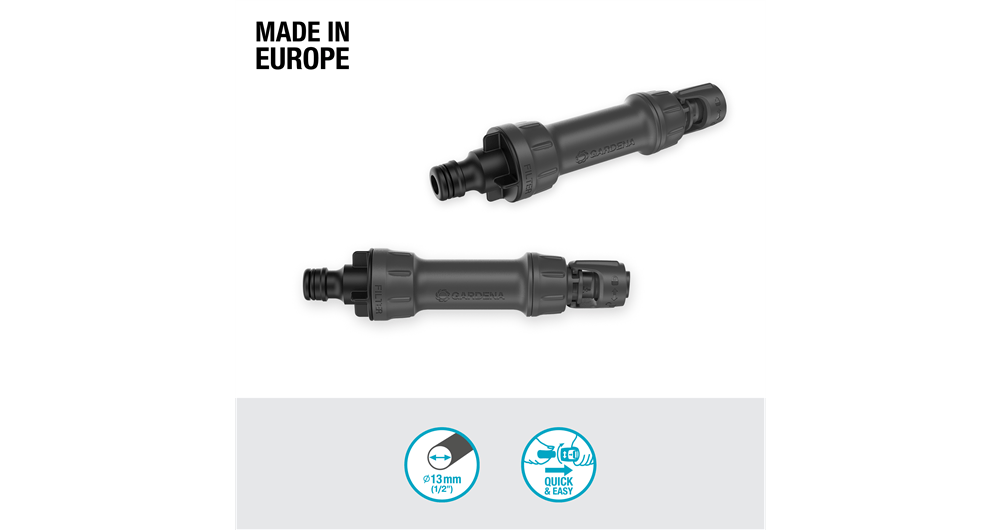 Gardena Tap Fitting 1/2" 13 mm-3/4" thread