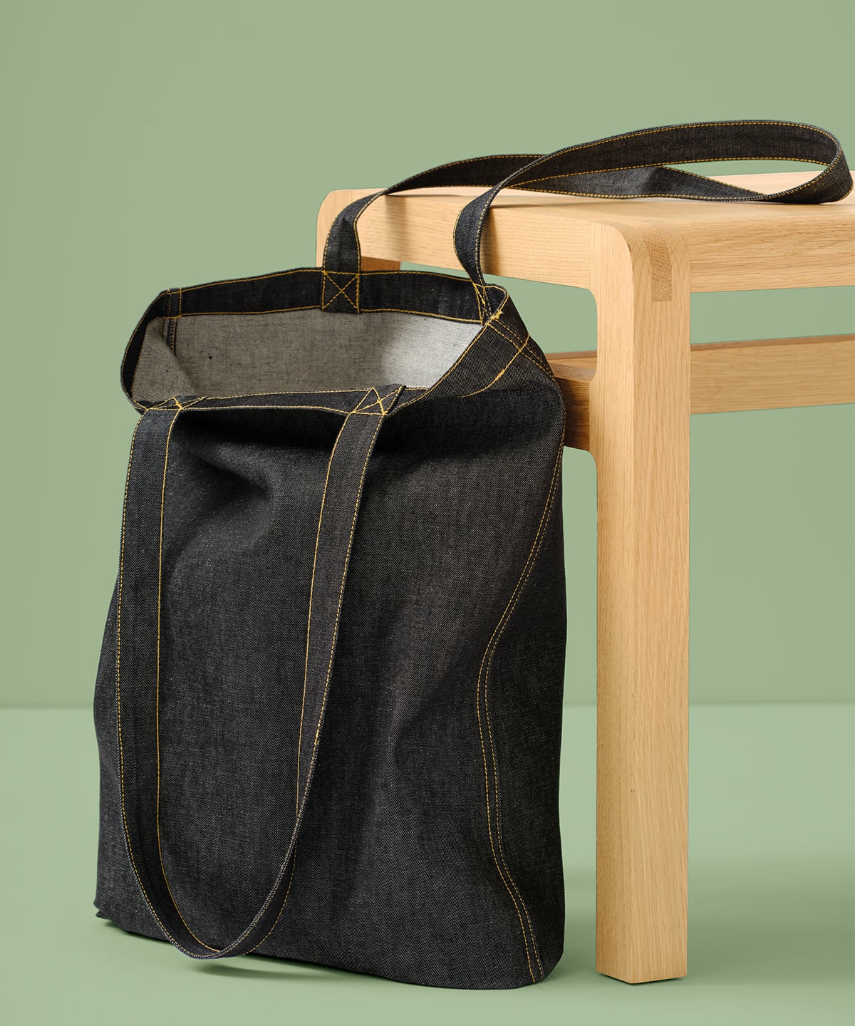 Nutshell® RL550 Denim ‘flat Base’ Shopper