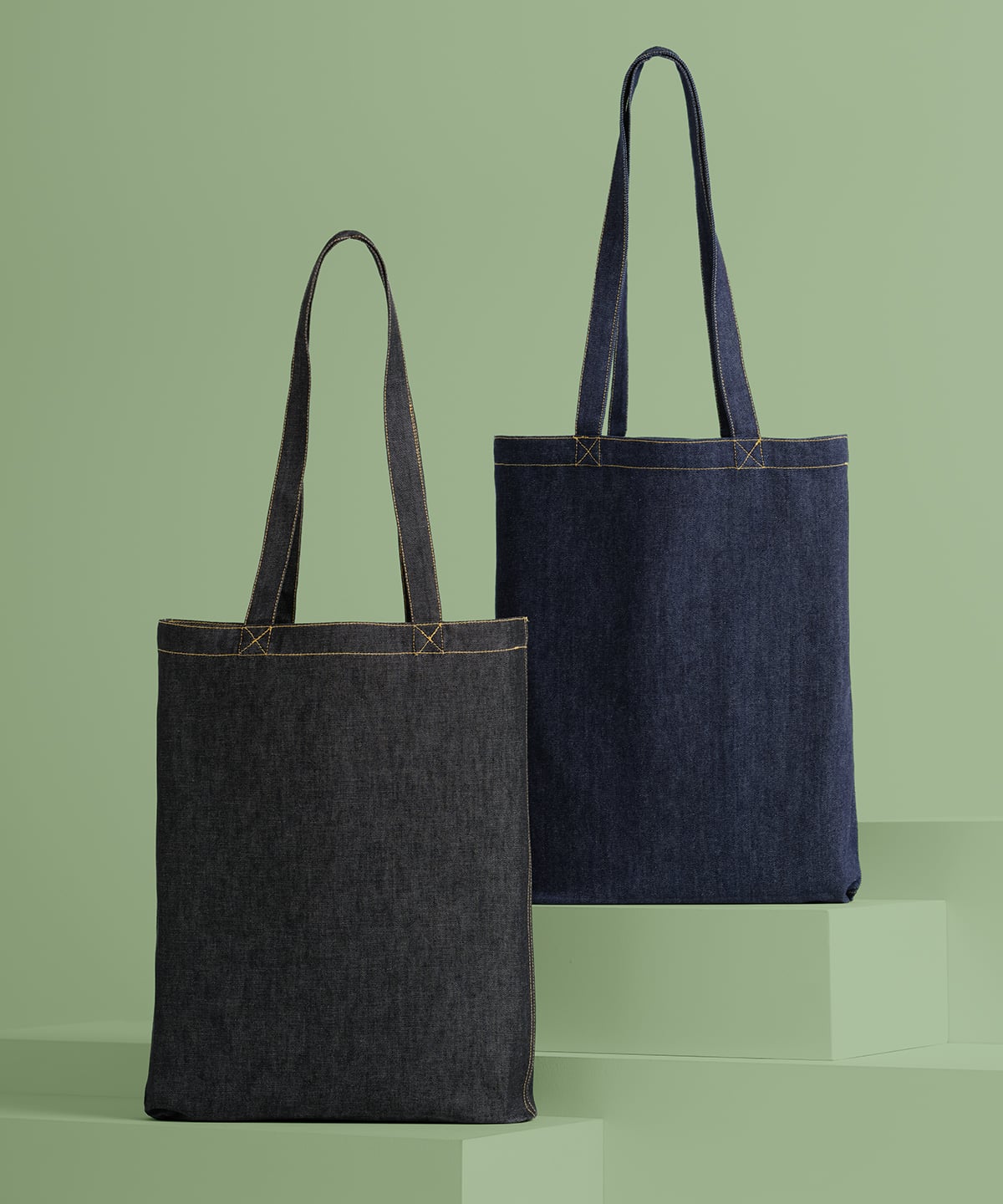 Nutshell® RL550 Denim ‘flat Base’ Shopper