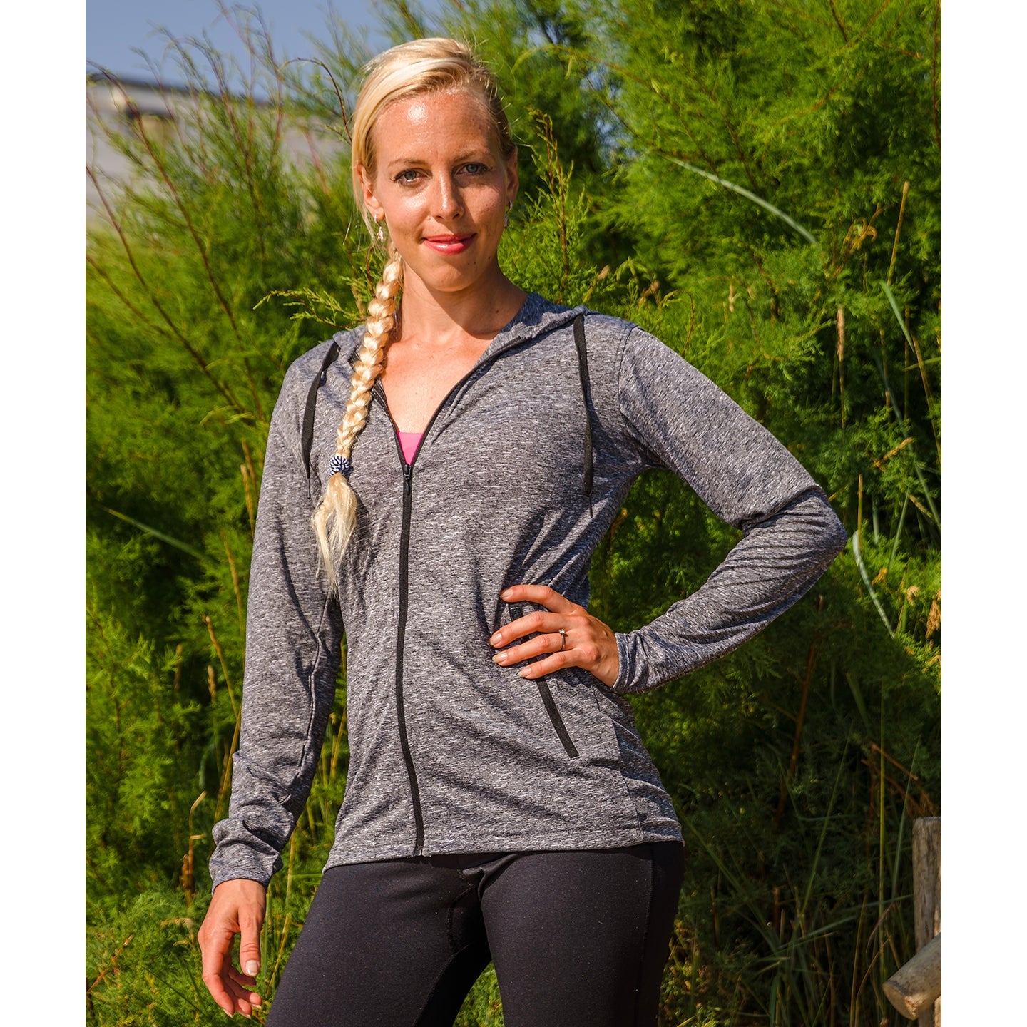 Spiro Women's Hooded Tee Jacket