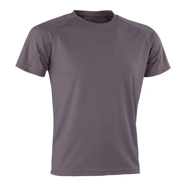 Spiro Performance Aircool Tee - Grey