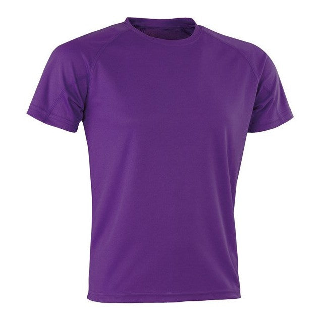 Spiro Performance Aircool Tee - Purple