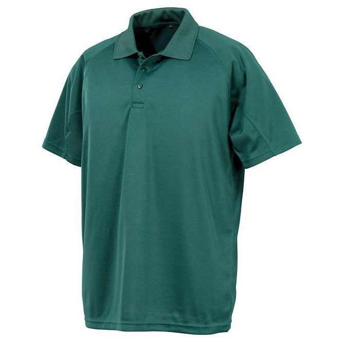Spiro Performance Aircool Polo Shirt - Bottle Green