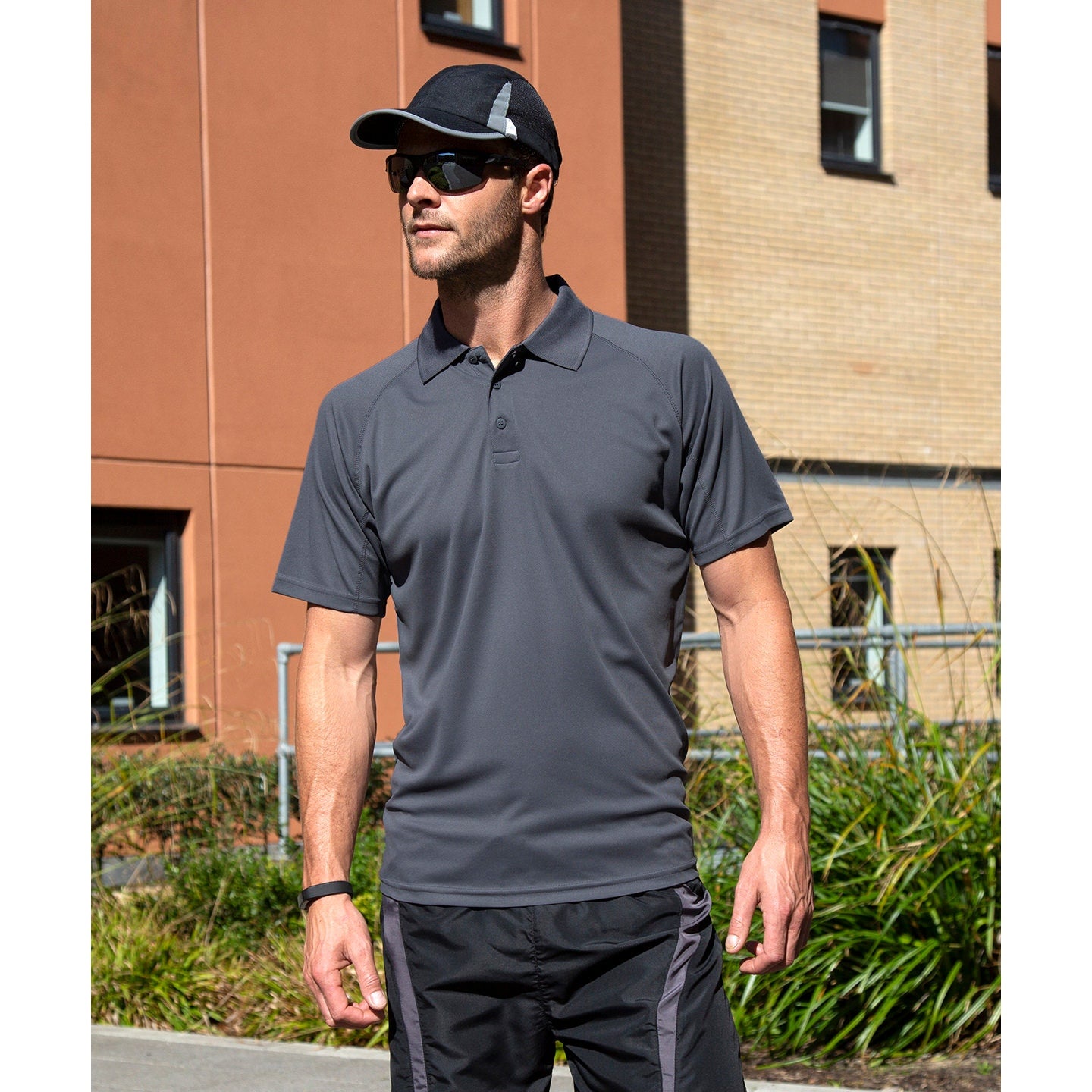Spiro Performance Aircool Polo Shirt - Grey
