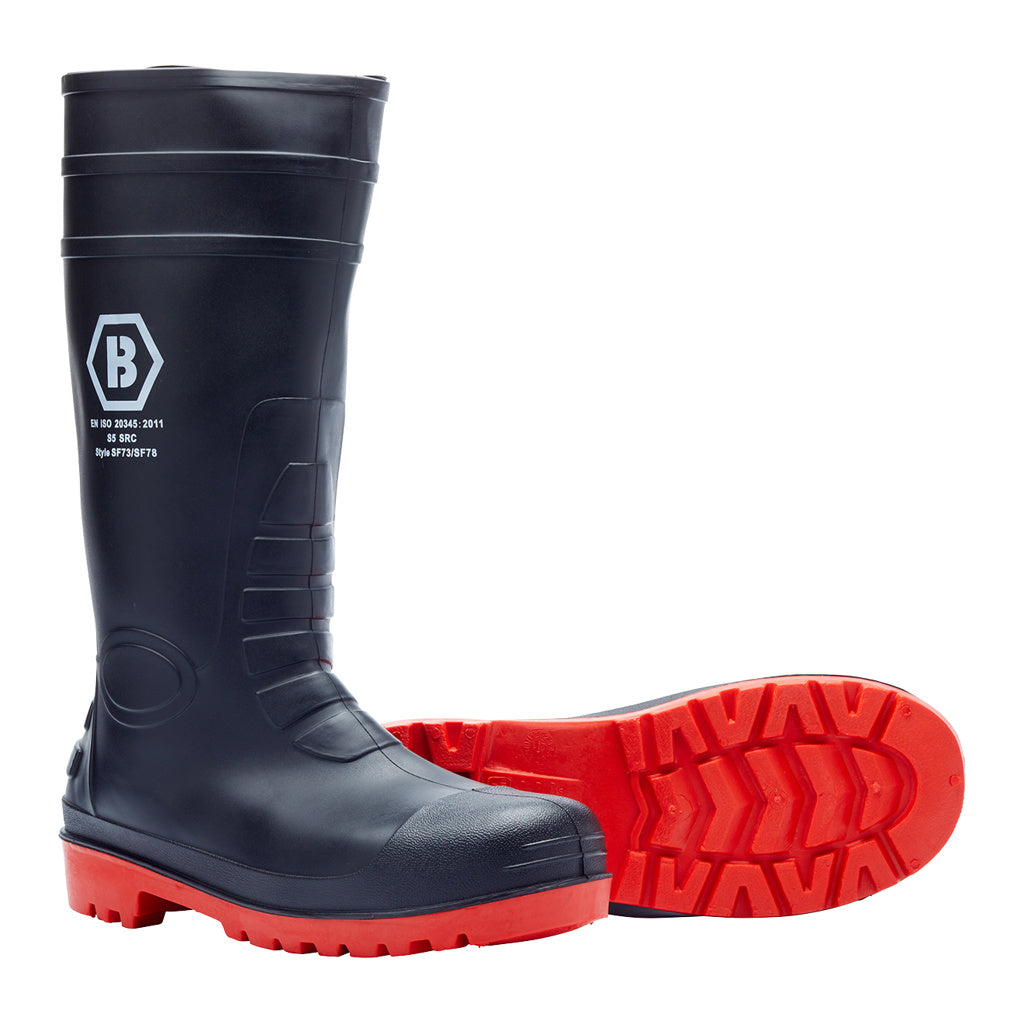 Blackrock Safety Wellingtons - Red Sole (boxed)