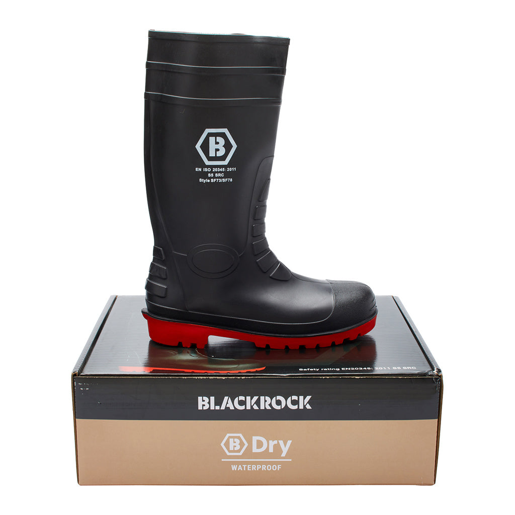 Blackrock Safety Wellingtons - Red Sole (boxed)